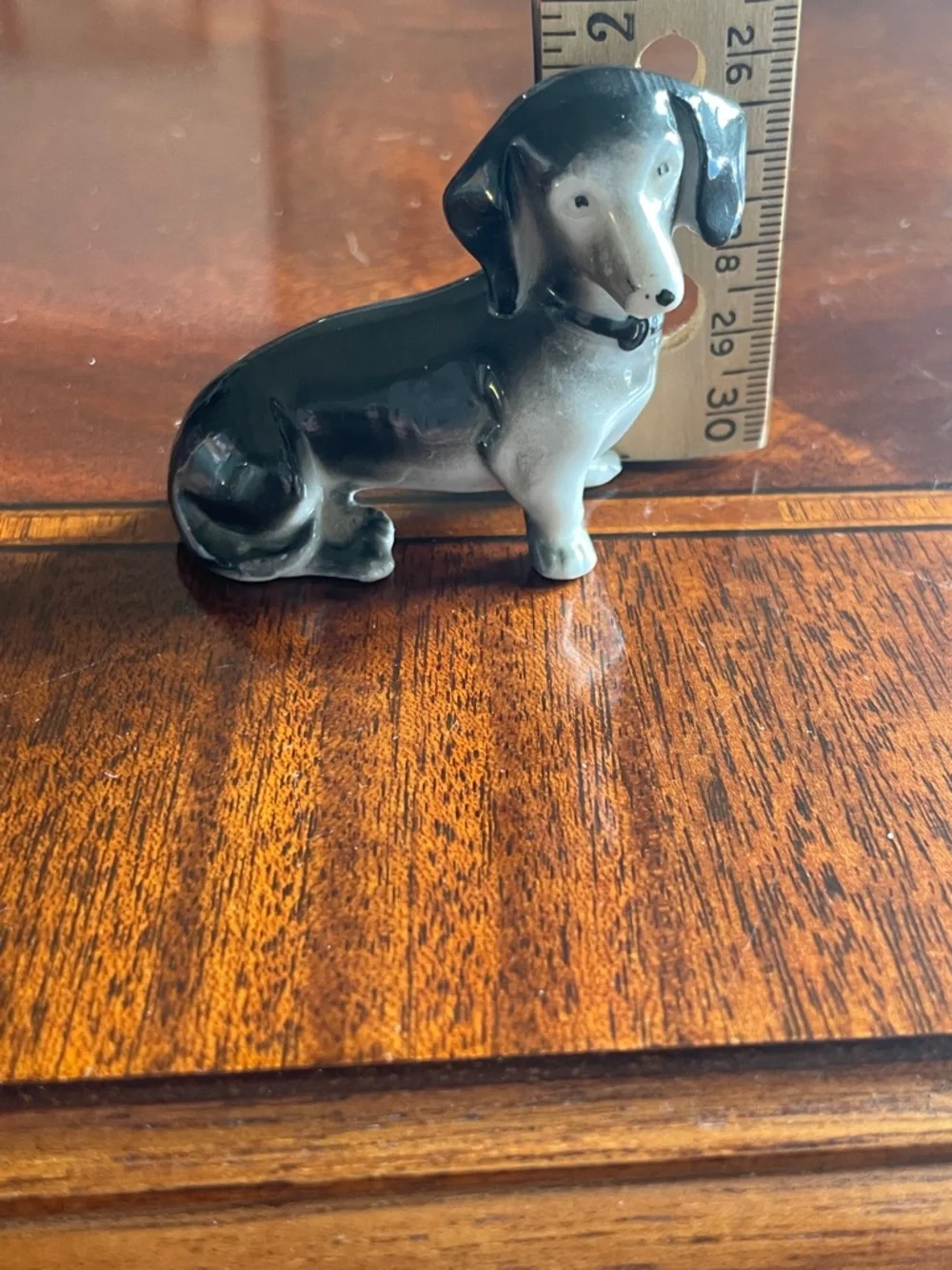 Vintage Ceramic Dachshund Figurine made in Germany signed